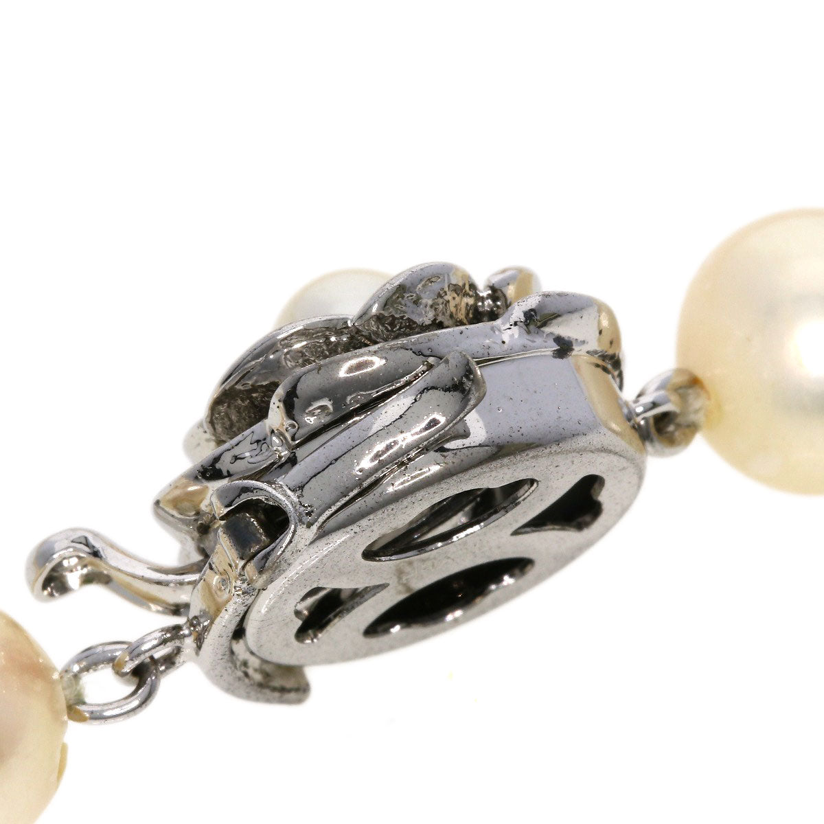 Pearl Pearl Necklace Silver  53.3g　Ladies