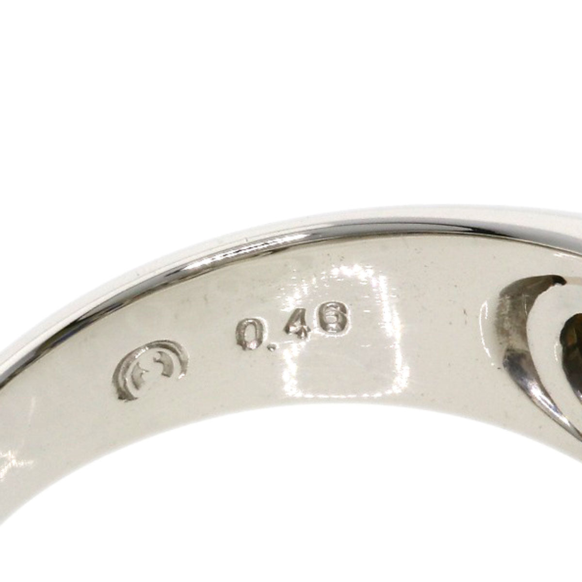 0.71ct Diamond Sapphire Ring Platinum PT900  13.3g　Ladies