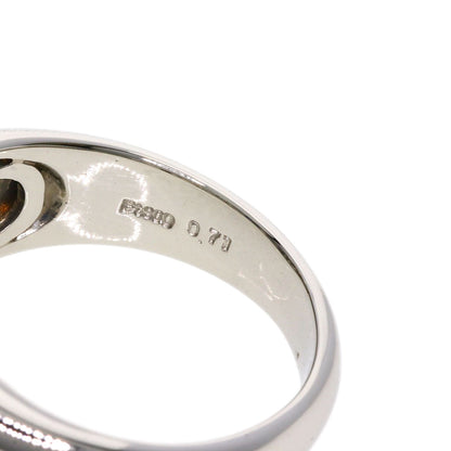 0.71ct Diamond Sapphire Ring Platinum PT900  13.3g　Ladies