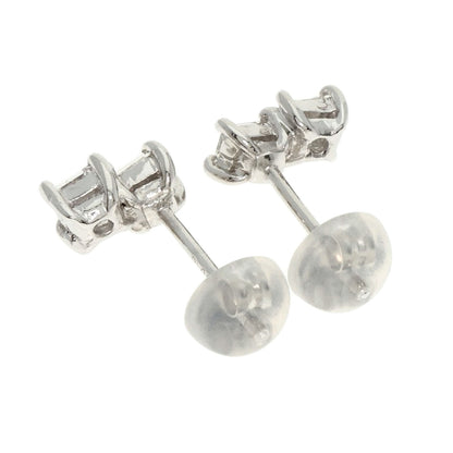 0.23ct Diamond earring Platinum PT900  1.4g　Ladies