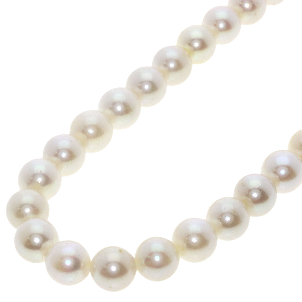 Pearl Pearl 2-piece set Necklace Silver K14 Yellow Gold 65.8g　Ladies