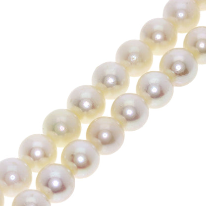 Pearl Pearl 2-piece set Necklace Silver K14 Yellow Gold 65.8g　Ladies