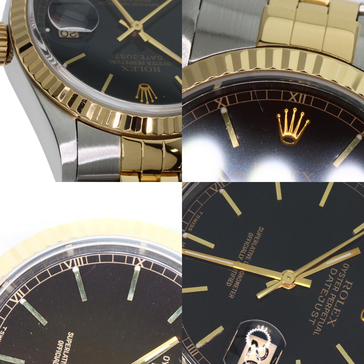 ROLEX Datejust Watches 16233 Stainless Steel/SSxK18YG mens