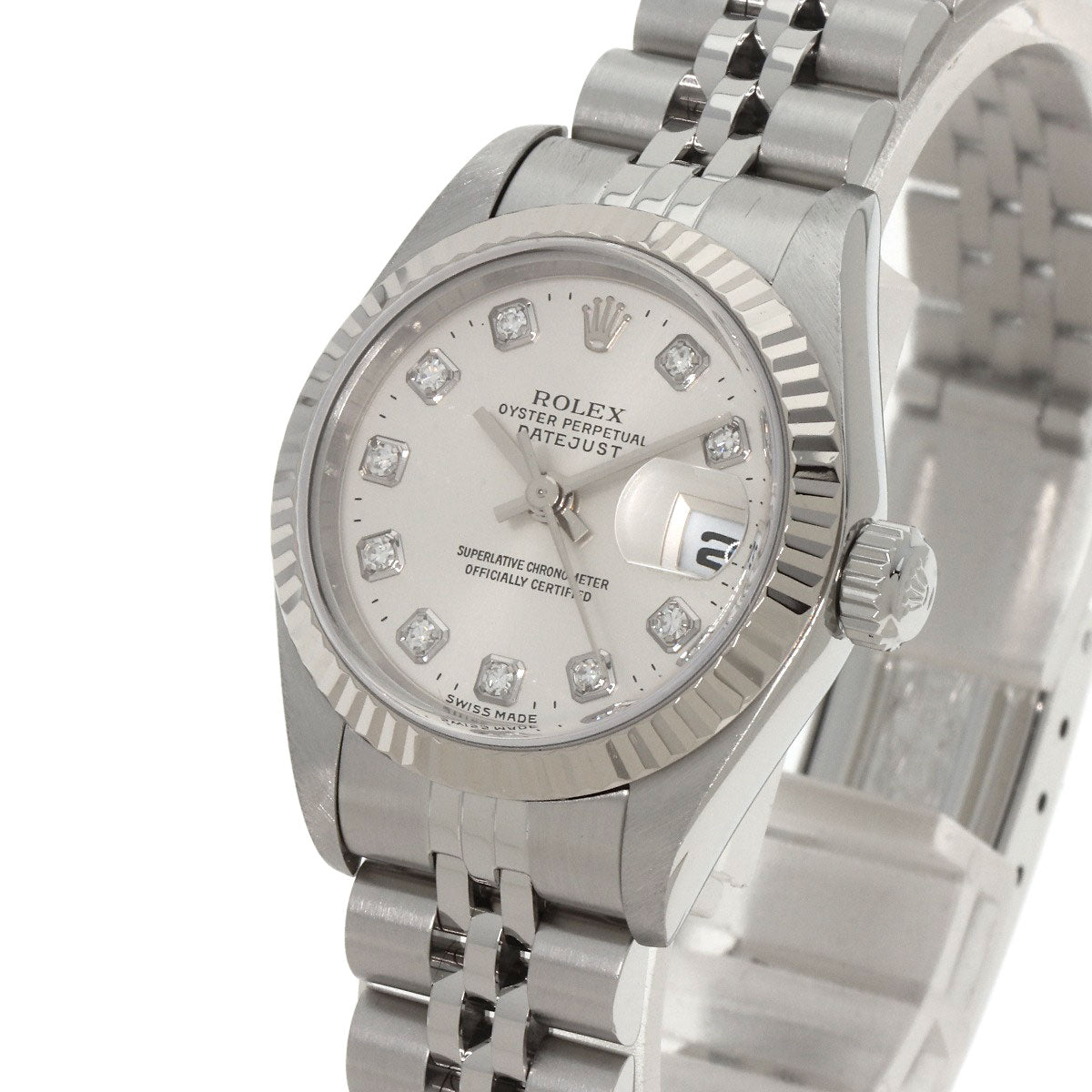 ROLEX DATEJUST 10P Diamond Watches 79174G Stainless Steel/Stainless Steel Ladies