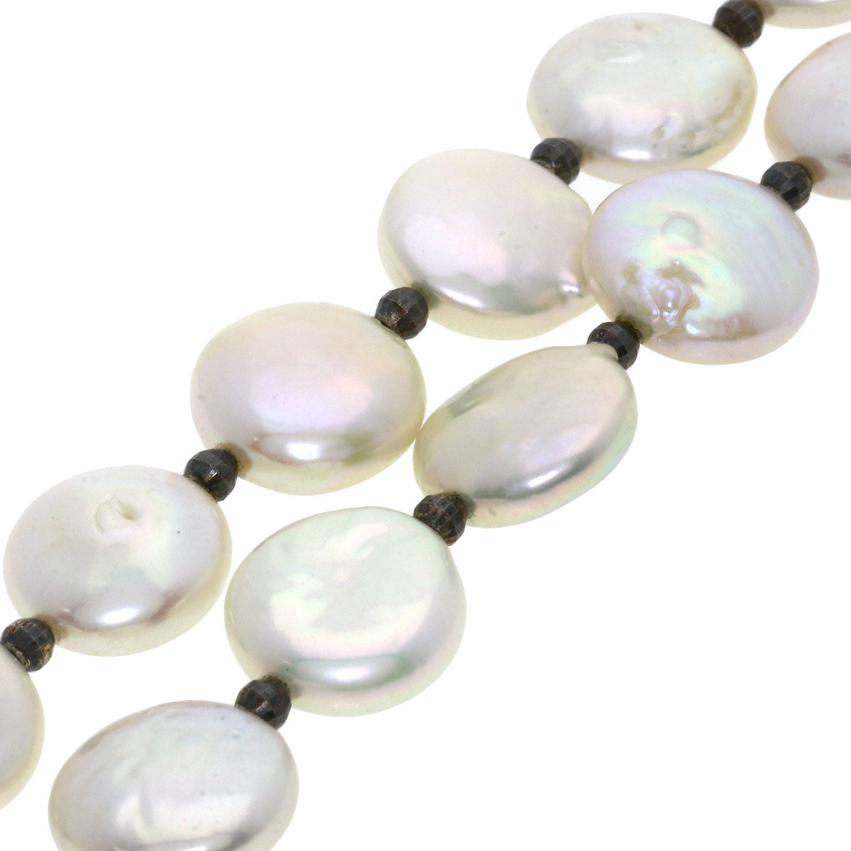 Freshwater Pearl Pearl Necklace Silver 57.8g　Ladies
