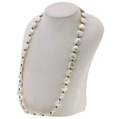 Freshwater Pearl Pearl Necklace Silver 57.8g　Ladies