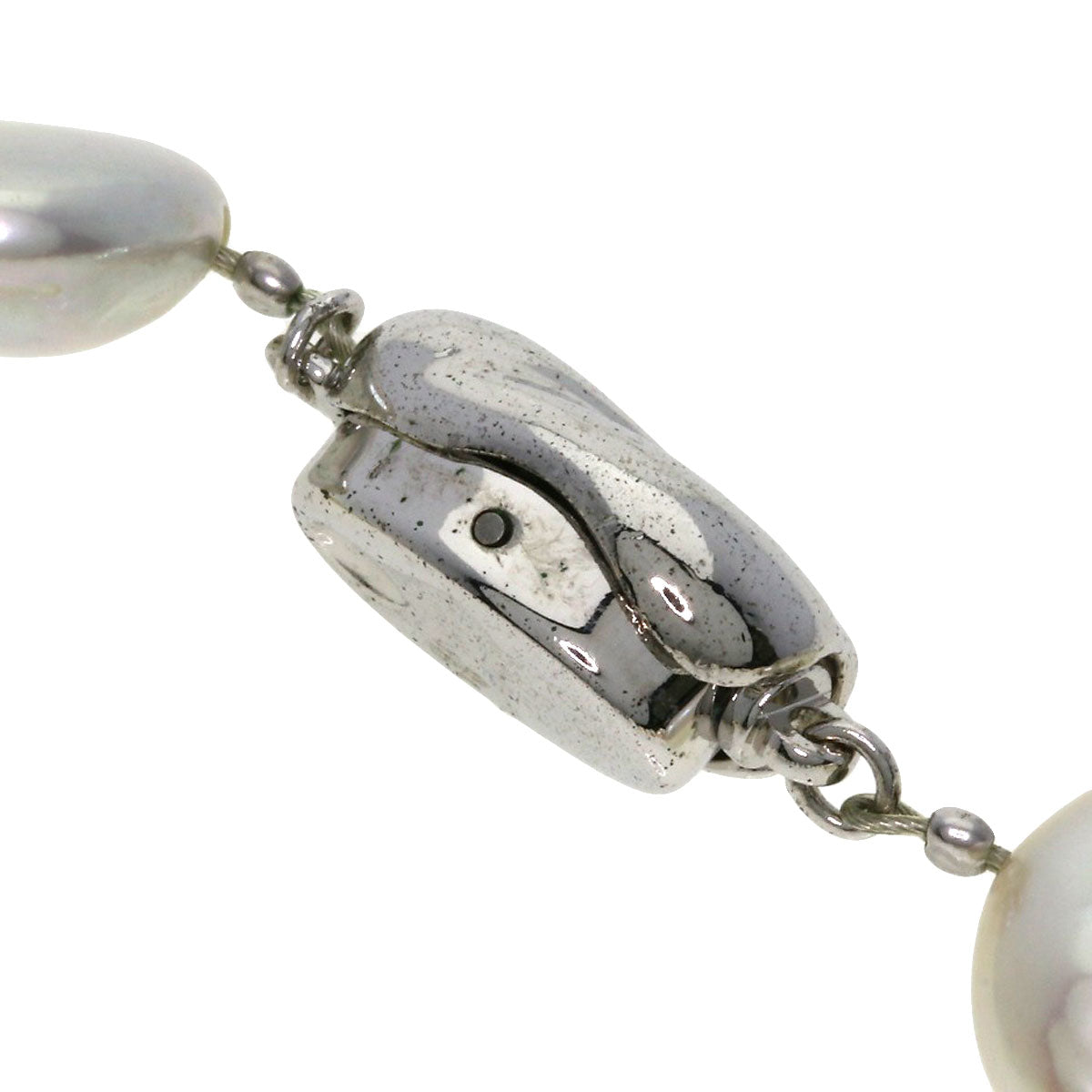 Freshwater Pearl Pearl Necklace Silver 57.8g　Ladies