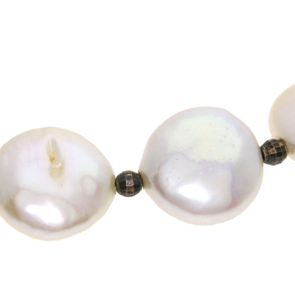 Freshwater Pearl Pearl Necklace Silver 57.8g　Ladies