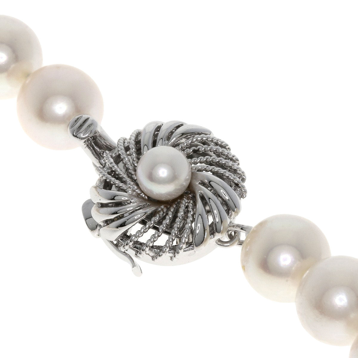 Pearl Pearl Necklace Silver  47.8g　Ladies