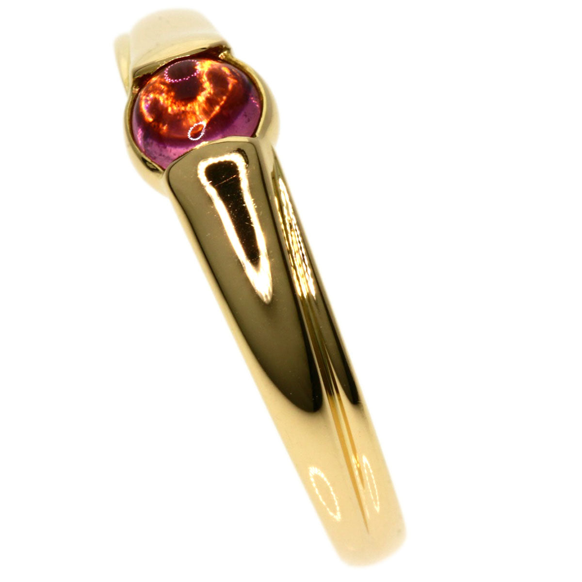 4℃   Ring Tourmaline K18 Yellow Gold Ladies