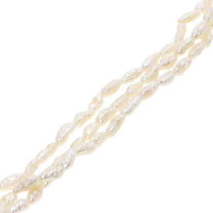 Freshwater Pearl Pearl 3 reams Necklace Metal 30g　Ladies