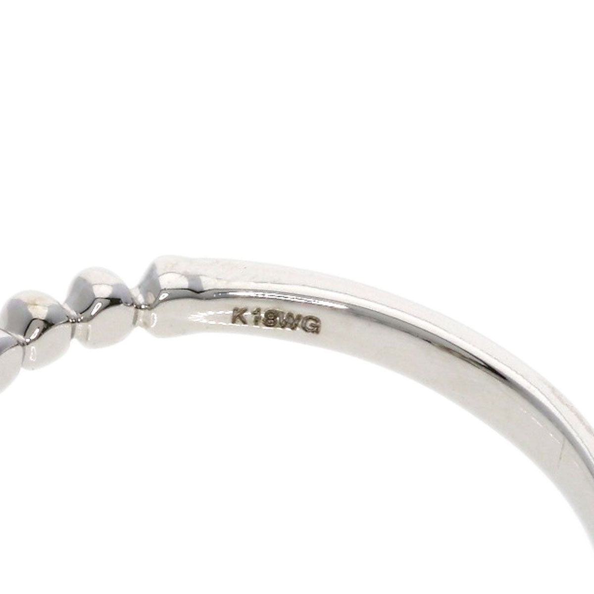0.25ct Diamond Ring K18 White Gold  1.8g　Ladies