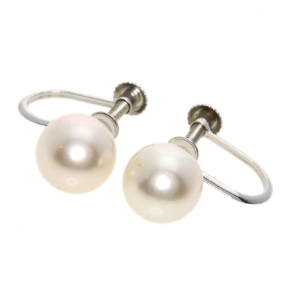 Akoya pearl Pearl Earring K14 White Gold  g　Ladies