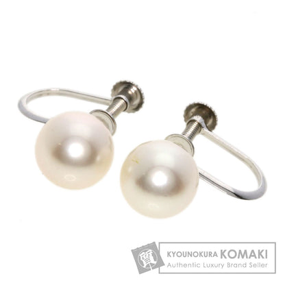 Akoya pearl Pearl Earring K14 White Gold  g　Ladies