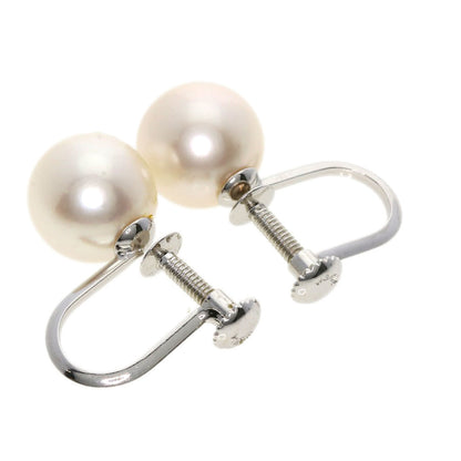 Akoya pearl Pearl Earring K14 White Gold  g　Ladies