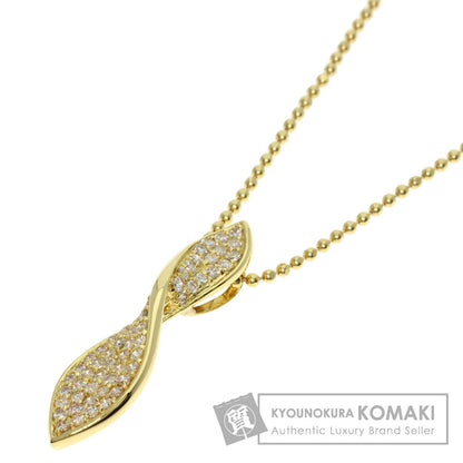 0.4ct Diamond Necklace K18 Yellow Gold  4.8g　Ladies