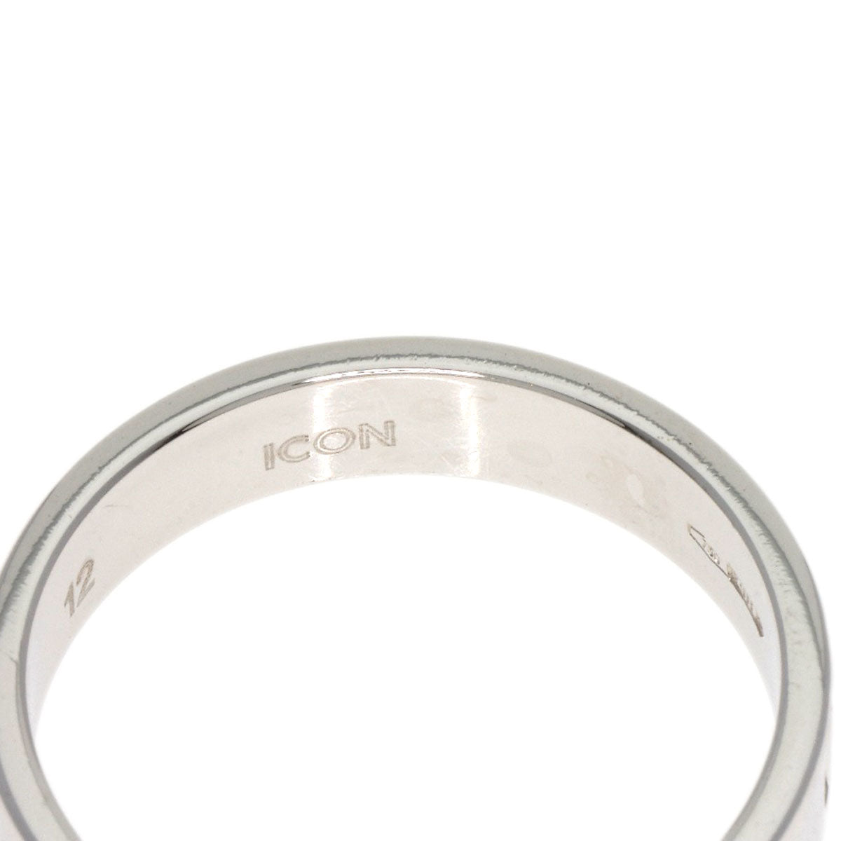 GUCCI   Ring Icon ring # 12 K18 White Gold Ladies