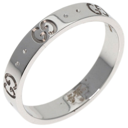 GUCCI   Ring Icon Ring #20 K18 White Gold Ladies