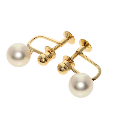 TASAKI   Earring Akoya pearl Pearl K18 Yellow Gold Ladies