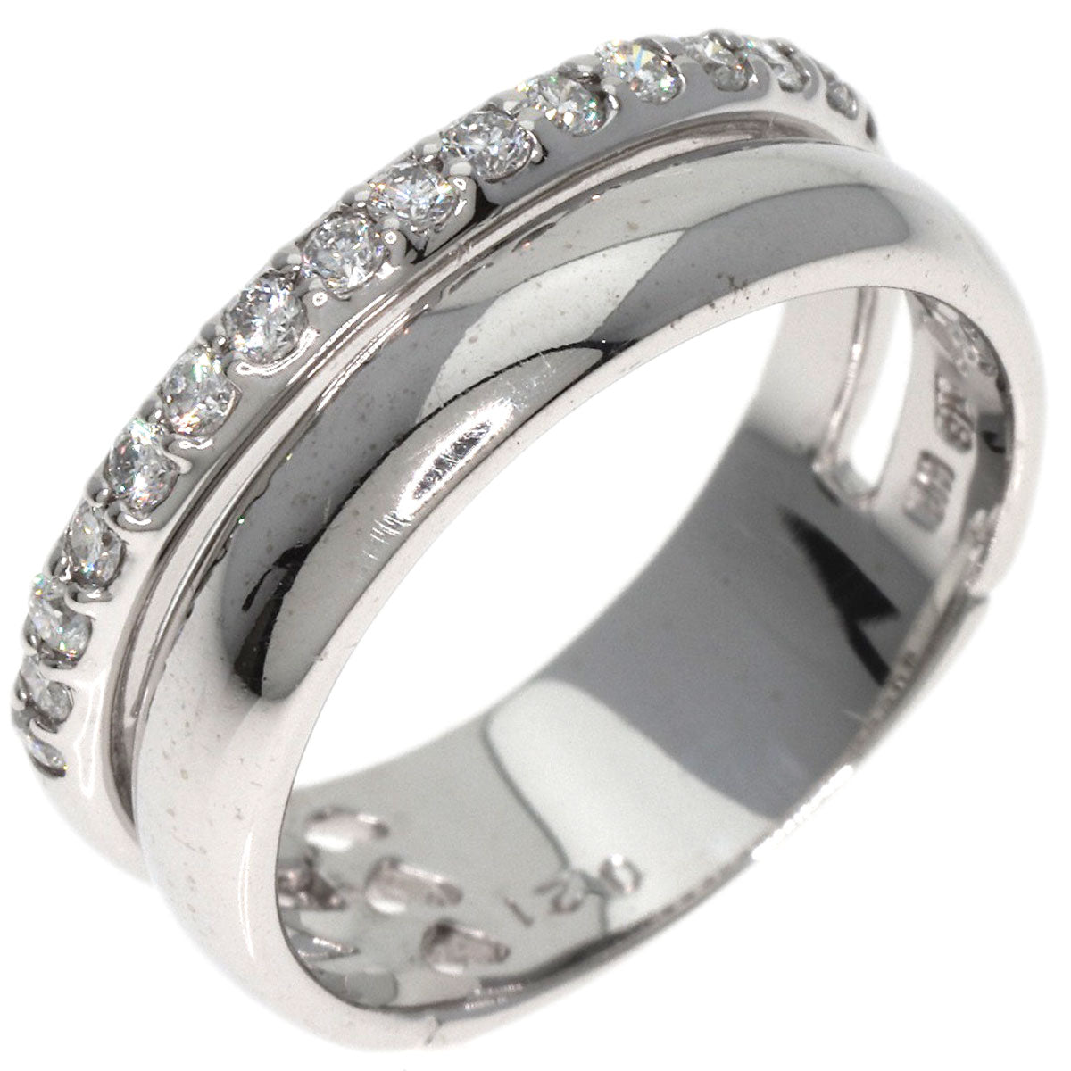 Ponte Vecchio   Ring Diamond K18 White Gold Ladies