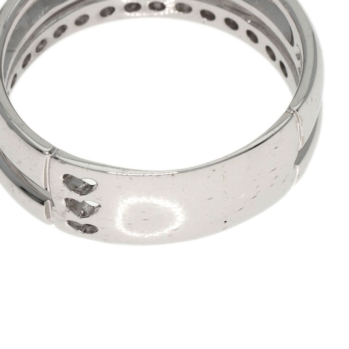 Ponte Vecchio   Ring Diamond K18 White Gold Ladies