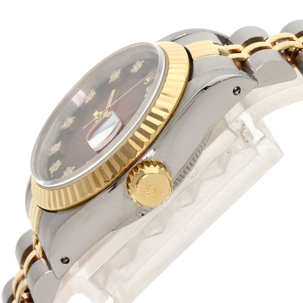 ROLEX DATEJUST 10P Diamond Watches 69173G Stainless Steel/SSxK18YG Ladies