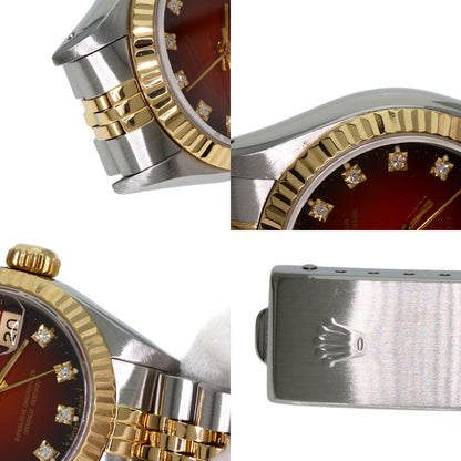 ROLEX DATEJUST 10P Diamond Watches 69173G Stainless Steel/SSxK18YG Ladies