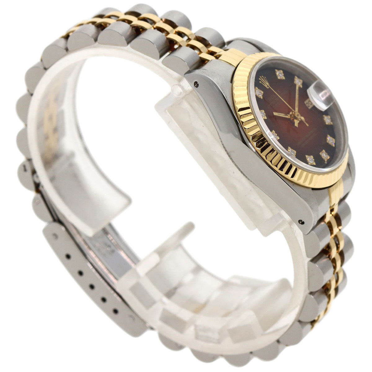 ROLEX DATEJUST 10P Diamond Watches 69173G Stainless Steel/SSxK18YG Ladies