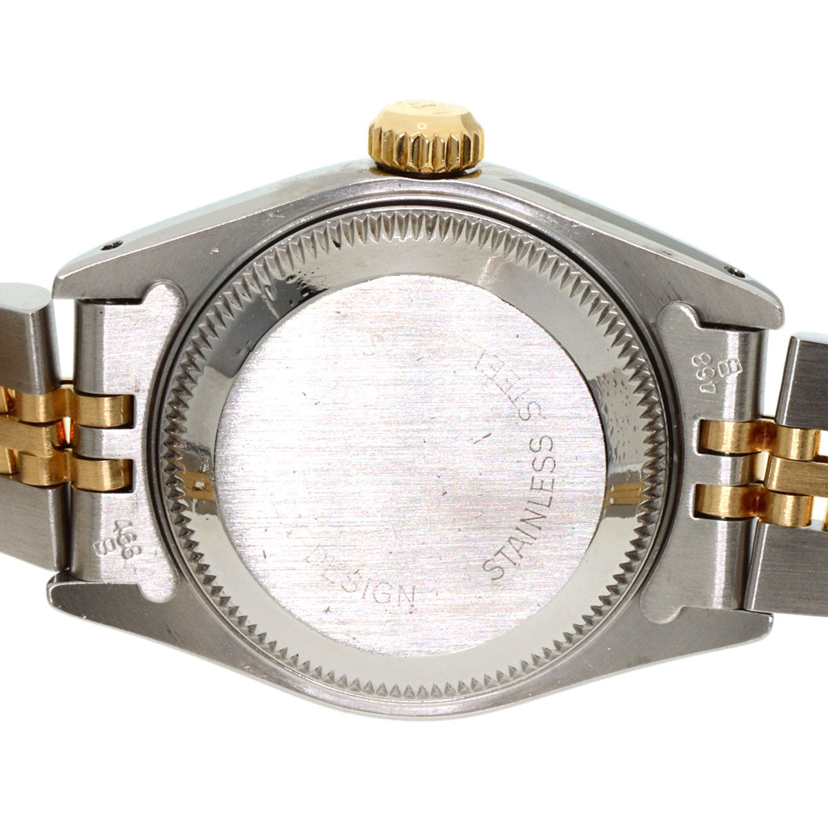 ROLEX DATEJUST 10P Diamond Watches 69173G Stainless Steel/SSxK18YG Ladies