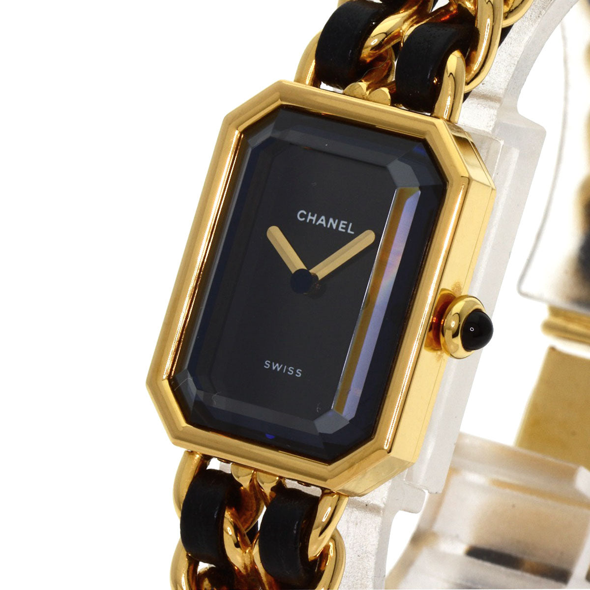 CHANEL Premiere Watches H0001 Gold Plated/GPxLeather Ladies