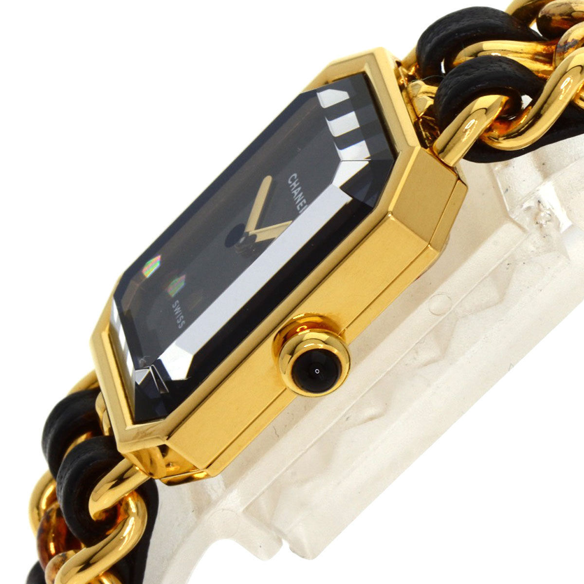 CHANEL Premiere Watches H0001 Gold Plated/GPxLeather Ladies