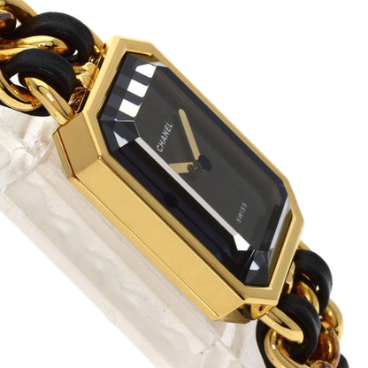 CHANEL Premiere Watches H0001 Gold Plated/GPxLeather Ladies