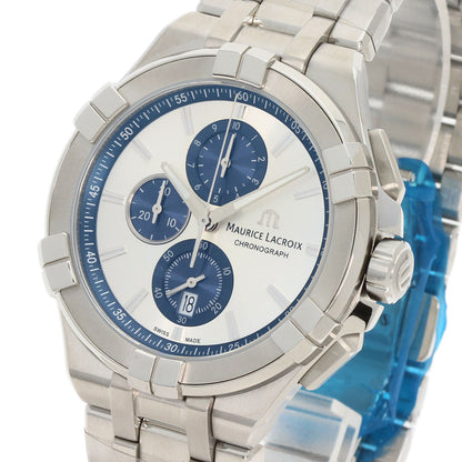 MAURICE LACROIX Icon Chronograph Watches AI1018 Stainless Steel/Stainless Steel mens
