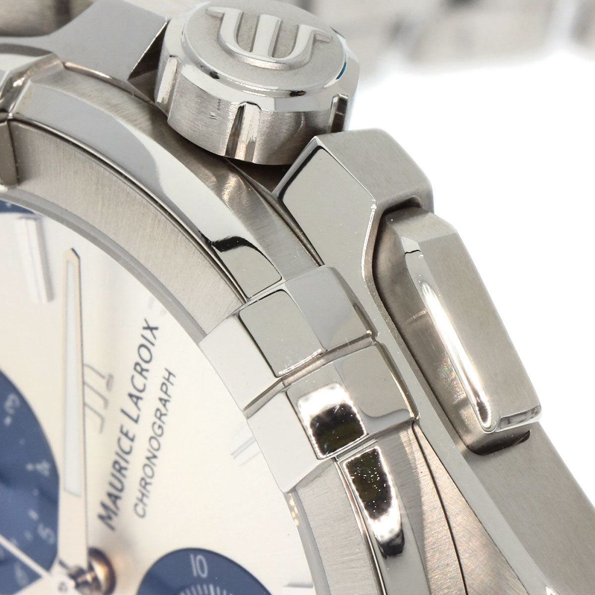 MAURICE LACROIX Icon Chronograph Watches AI1018 Stainless Steel/Stainless Steel mens