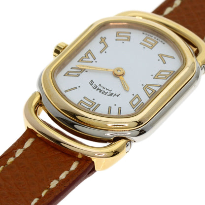 HERMES Rally Watches  Stainless Steel/Leather Ladies