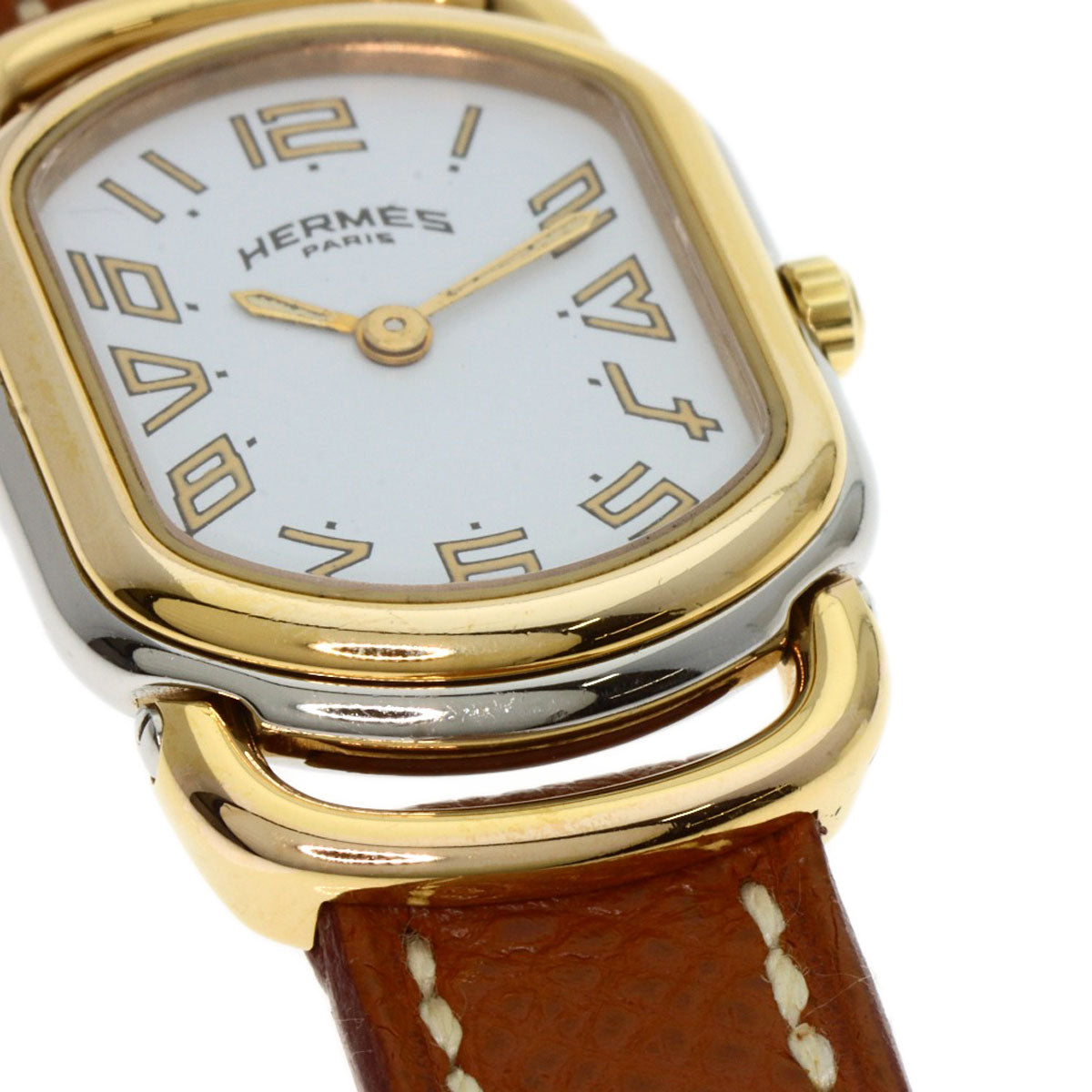 HERMES Rally Watches  Stainless Steel/Leather Ladies