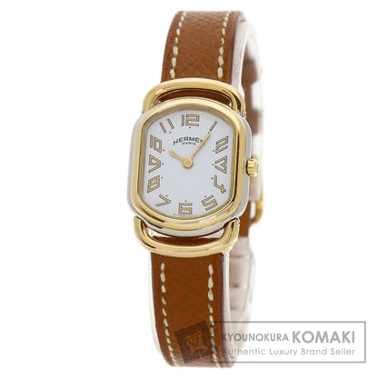 HERMES Rally Watches  Stainless Steel/Leather Ladies