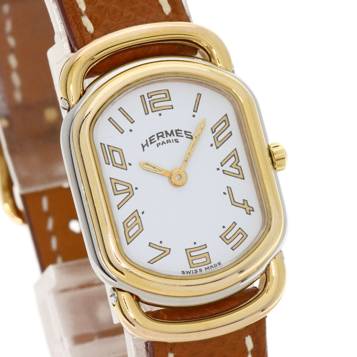 HERMES Rally Watches  Stainless Steel/Leather Ladies