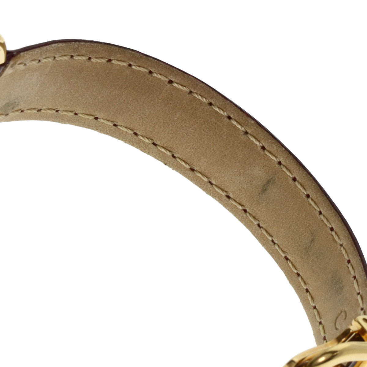 CARTIER Must Trinity ー Watches W1010644 Gold Plated/Leather Ladies