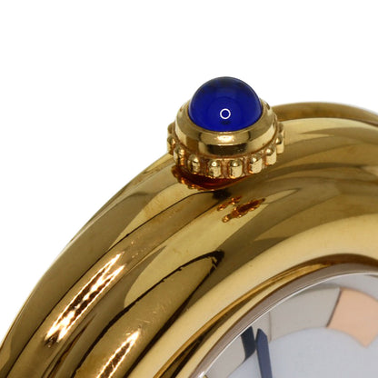 CARTIER Must Trinity ー Watches W1010644 Gold Plated/Leather Ladies