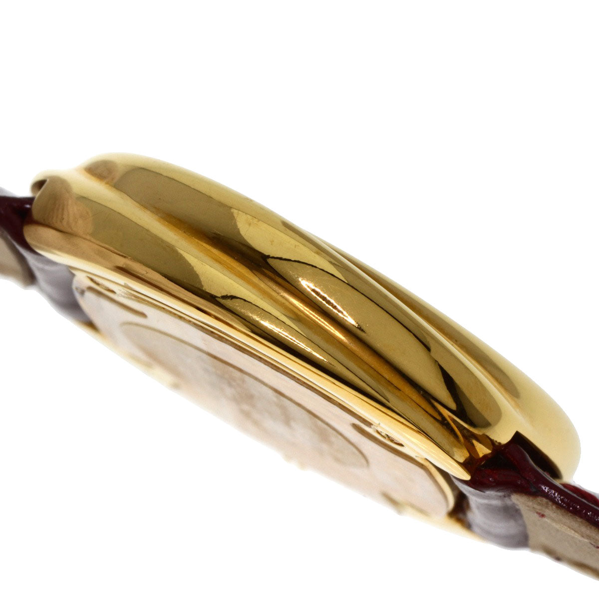 CARTIER Must Trinity ー Watches W1010644 Gold Plated/Leather Ladies