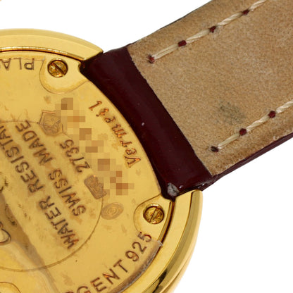 CARTIER Must Trinity ー Watches W1010644 Gold Plated/Leather Ladies