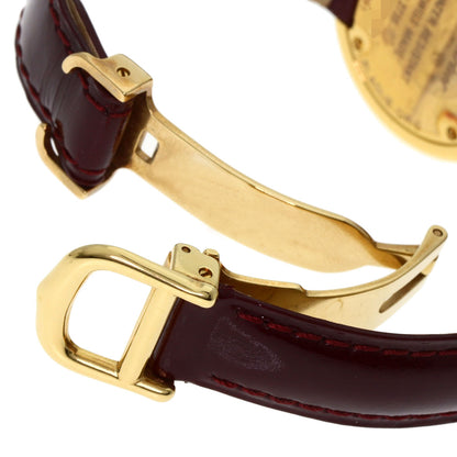 CARTIER Must Trinity ー Watches W1010644 Gold Plated/Leather Ladies