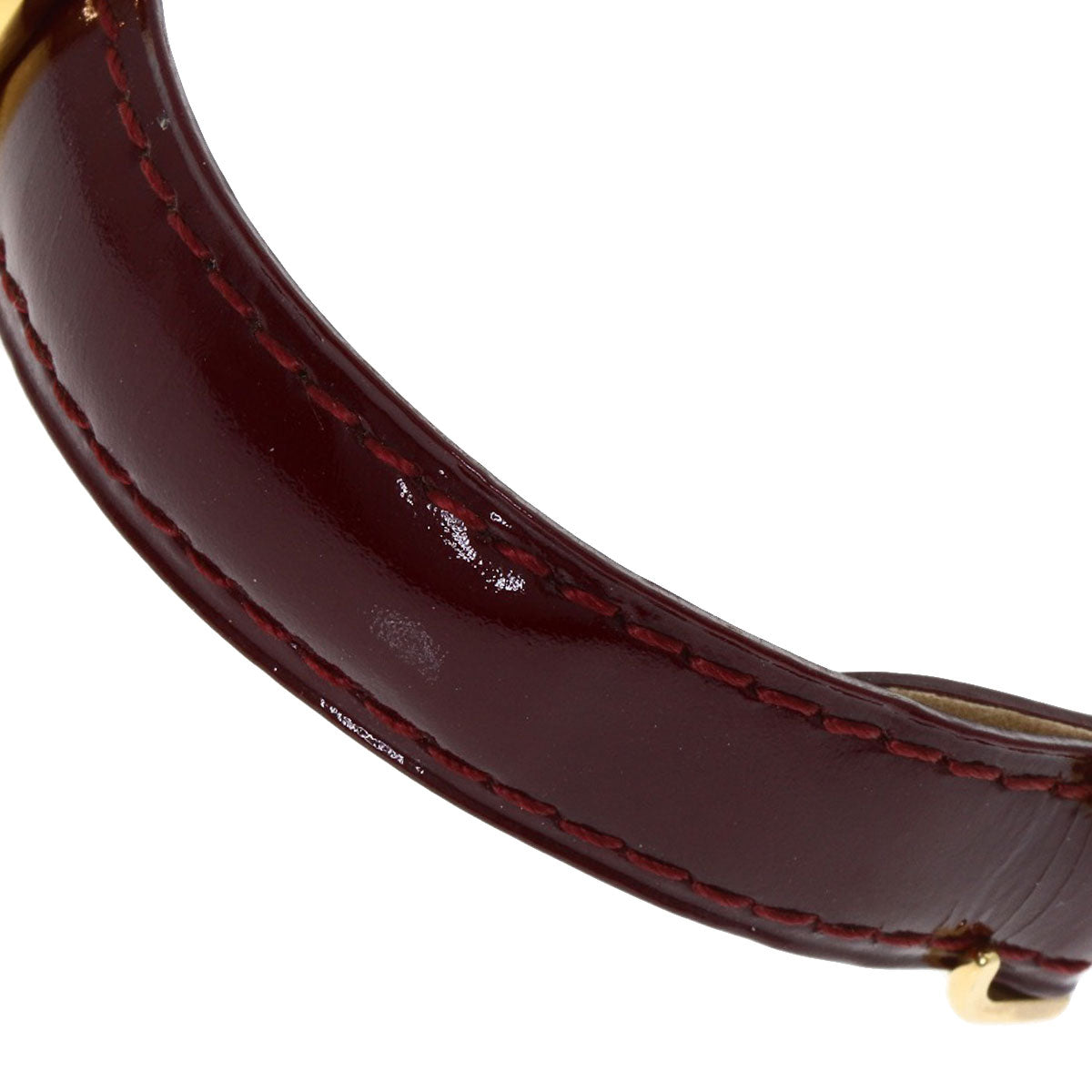 CARTIER Must Trinity ー Watches W1010644 Gold Plated/Leather Ladies