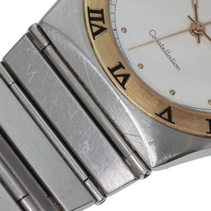 OMEGA Constellation flat bezel Watches Stainless Steel/Stainless Steel mens