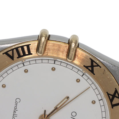 オメガ コンステレーション フラットベゼル 腕時計 ステンレススチール/SS/K18YG メンズ 【中古】【OMEGA】