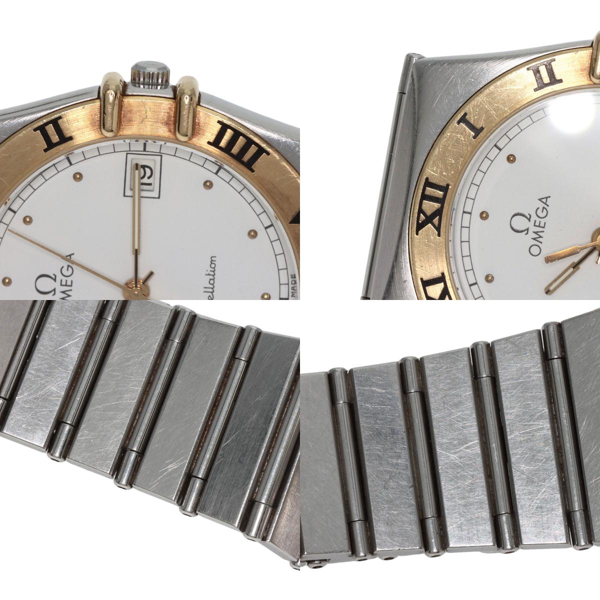 OMEGA Constellation flat bezel Watches Stainless Steel/Stainless Steel mens