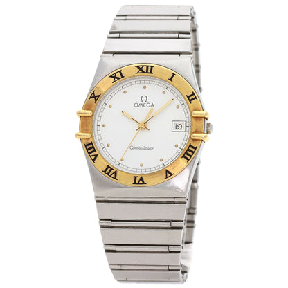 OMEGA Constellation flat bezel Watches Stainless Steel/Stainless Steel mens