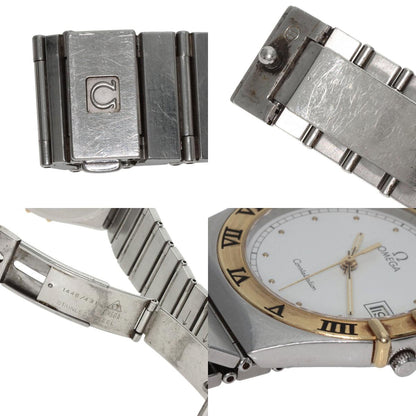OMEGA Constellation flat bezel Watches Stainless Steel/Stainless Steel mens