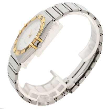OMEGA Constellation flat bezel Watches Stainless Steel/Stainless Steel mens